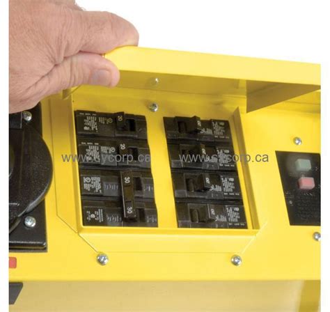 temporary power distribution box 6506-s|6 outlet electrical box.